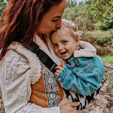 Toddler carrier Houndstooth Teddy